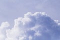 Cloudscape photo background. Romantic skyscape with raincloud. Stormy cloud on sunny sky. Royalty Free Stock Photo