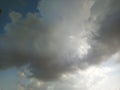 Cloudscape in rainy day Royalty Free Stock Photo