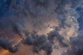 Cloudscape at Suset for Background Royalty Free Stock Photo