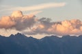 Cloudscape on top of Chiang Dao mountain Royalty Free Stock Photo