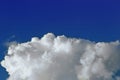 Cloudscape. The vast blue sky and white cloud.Cumulus cloud. pic Royalty Free Stock Photo