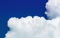 Cloudscape. The vast blue sky and white cloud.Cumulus cloud. pic Royalty Free Stock Photo