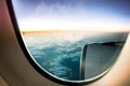 Airplane view Royalty Free Stock Photo