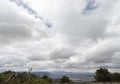 Cloudscape viewed from eastern andean mountains of bogota city