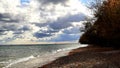 Cloudy autumn day on Baltics beach