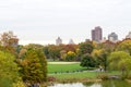 Cloudy autumn morning from the Belvedere castle Royalty Free Stock Photo