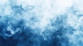 Abstract background of watercolor shades, blurry and defocused, resembling a cloudy blue sky, AI Generated