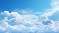 Cloudy blue sky abstract background, blue sky background with tiny clouds Royalty Free Stock Photo