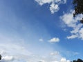 Cloudy blue sky again Royalty Free Stock Photo