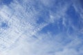 Cloudy blue sky background Royalty Free Stock Photo