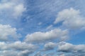 Cloudy Blue Sky, Background Image Royalty Free Stock Photo