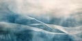 A cloudy chambray blue abstract background with soft, misty textures, creating a serene and
