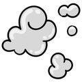 Cloudy cloud pictures doodle kawaii. doodle icon image