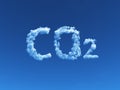 Cloudy co2 Royalty Free Stock Photo