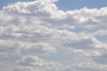 Cloudy cumulus averages heaven skies beautiful panorama Royalty Free Stock Photo