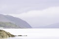 A cloudy dawn on Loch Hourn water on Isle of Skye