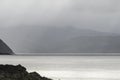 A cloudy dawn on Loch Hourn water on Isle of Skye Royalty Free Stock Photo