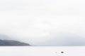 A cloudy dawn on Loch Hourn water on Isle of Skye