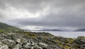 A cloudy dawn on Loch Hourn water on Isle of Skye