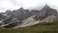 Panoramic view from Baita Segantini, Rolle Pass, Trento, Italy