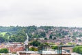 Cloudy Day Cityscape View of Northampton UK Royalty Free Stock Photo