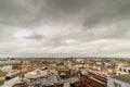 Cloudy Day Cityscape View of Northampton UK Royalty Free Stock Photo