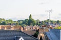 Cloudy Day Cityscape View of Northampton UK Royalty Free Stock Photo