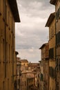 A Cloudy Day In The Streets Of Volterra Royalty Free Stock Photo