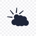 Cloudy Day transparent icon. Cloudy Day symbol design from Weather collection.