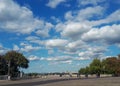 Cloudy daylight view in Kyiv, Ukraine