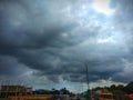 Cloudy Evening Sky at Chattogram Bangladesh Royalty Free Stock Photo