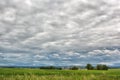 Cloudy german landscape - lots of copyspace