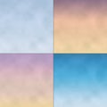 Cloudy gradient sky backgrounds Royalty Free Stock Photo