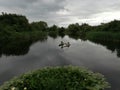 Cloudy Green lake