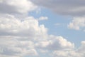 Cloudy heaven skies beautiful panorama Royalty Free Stock Photo