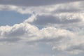 Cloudy heaven skies beautiful panorama Royalty Free Stock Photo