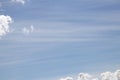Cloudy heaven skies beautiful panorama Royalty Free Stock Photo