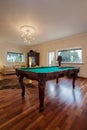 Cloudy home - billiard table Royalty Free Stock Photo