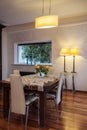 Cloudy home - classic dining room Royalty Free Stock Photo