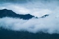 Cloudy Lake Como Royalty Free Stock Photo