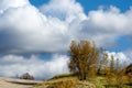 Cloudy midwest landscape Royalty Free Stock Photo