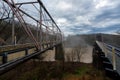 Cloudy, Moody Evening at Historic Walbridge Railroad & Highway Bridge - Walbridge, Kentucky