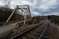 Cloudy, Moody Evening at Historic Walbridge Railroad & Highway Bridge - Walbridge, Kentucky