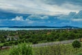 Landscape from Csopak Lake Balaton Royalty Free Stock Photo