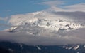 Cloudy morning over Haller Mauern from Admon, Austria Royalty Free Stock Photo