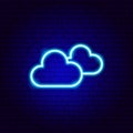 Cloudy Neon Sign