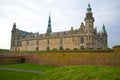 A cloudy November day at Kronborg Castle. Helsinger, Denmark Royalty Free Stock Photo