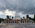 Cloudy over the temple.