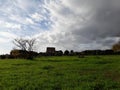 Cloudy panorama of Villa De Sanctis