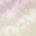 Cloudy pastel sky with soft, diffuse clouds in shades of pink and beige. The colors blen Royalty Free Stock Photo